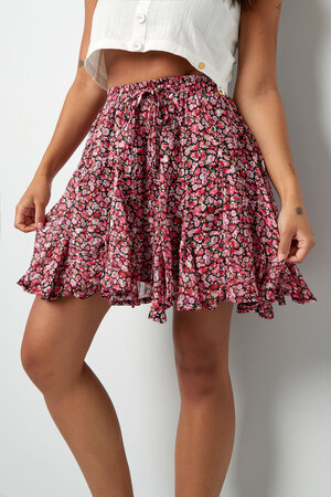 Skirt flowers with smock - pink h5 Picture3